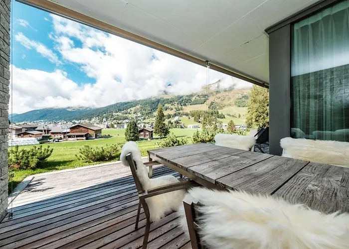Apartamento Luxury Davos Apt For 4 With Panorama Terrace & 5-Star Hotel Spa Access